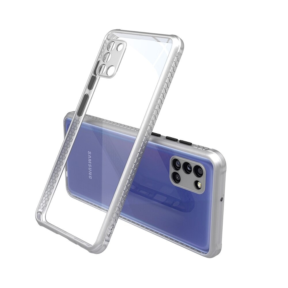 Husa din cauciuc rezistenta la socuri pentru Samsung Galaxy A21s, Alb