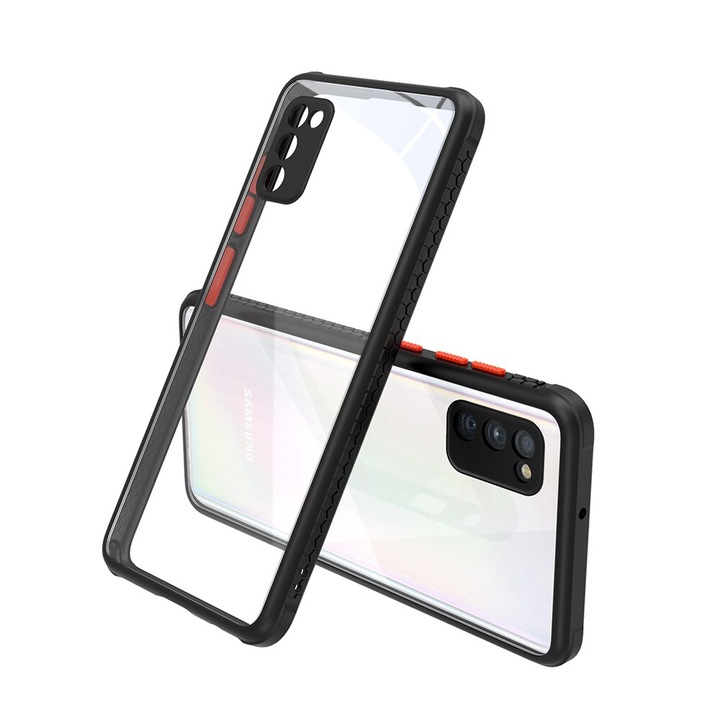 Удароустойчив Кейс за Samsung A41, Camera Protection, Черен