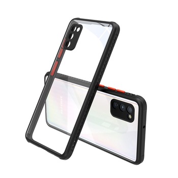 Husa din cauciuc rezistenta la socuri pentru Samsung Galaxy A41, Negru Husa din cauciuc rezistenta la socuri pentru Samsung Galaxy A41, Negru