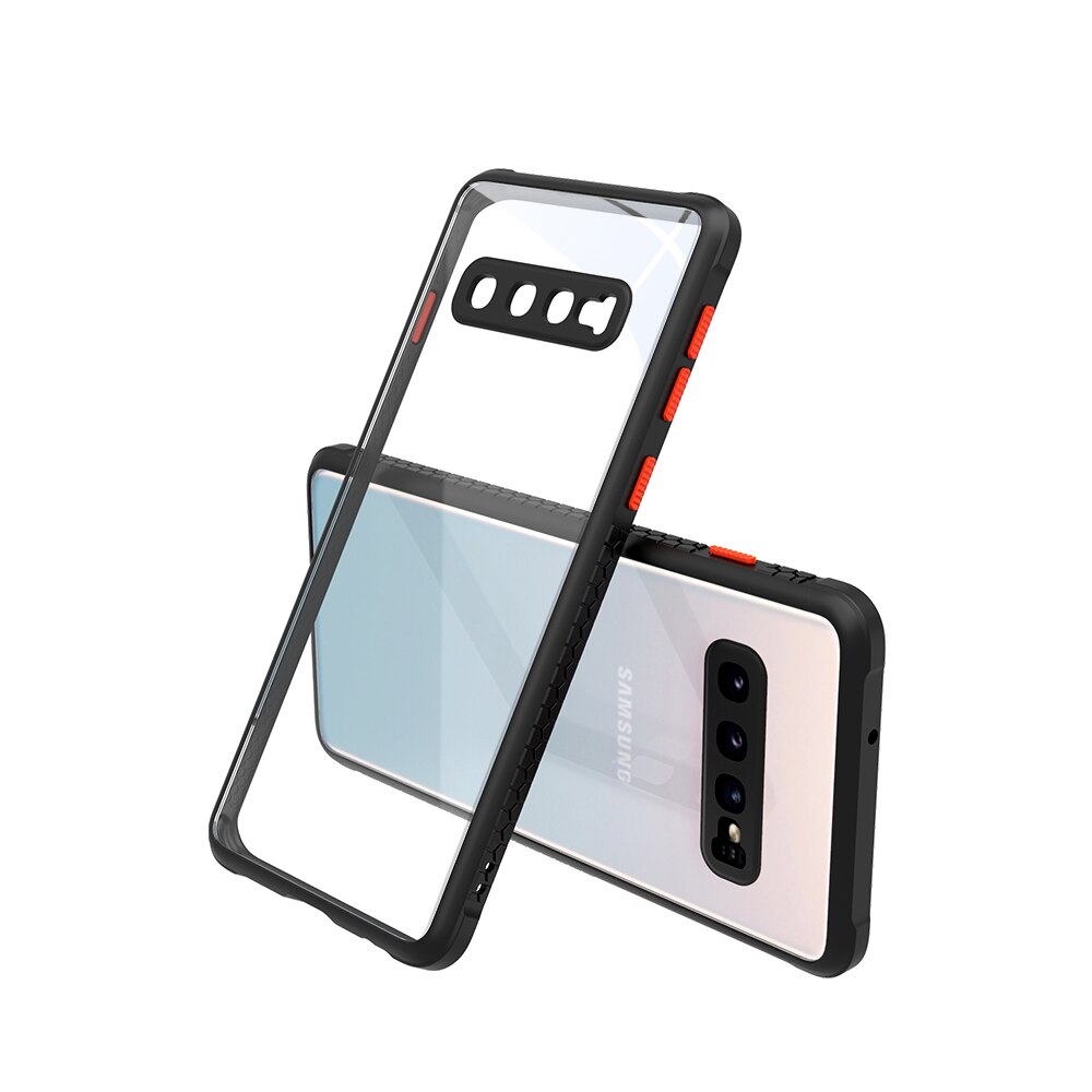 Carcasa pentru Samsung Galaxy S10, Cauciuc, Negru