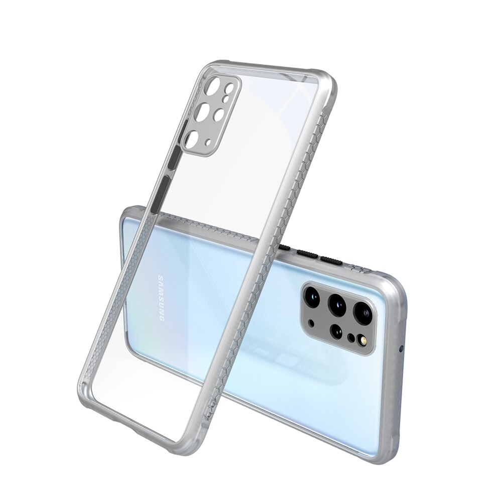 Carcasa pentru Samsung Galaxy S20 Plus, Cauciuc, Alb