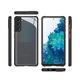 Кейс за Samsung Galaxy S21 Plus, Гумирани краища, Удароустойчив, Защита за камерата, Черен