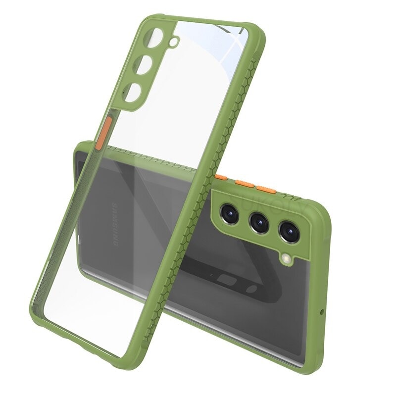 Carcasa pentru Samsung Galaxy S21, Cauciuc, Verde deschis