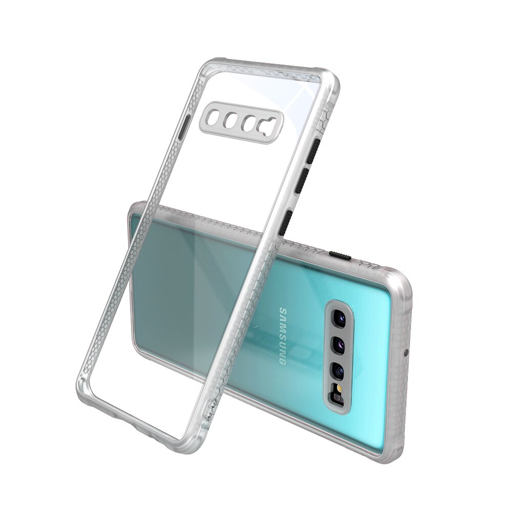 Carcasa pentru Samsung Galaxy S10 Plus, Cauciuc, Alb