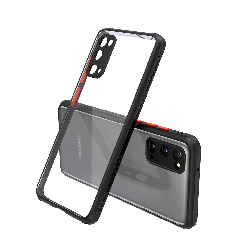 Carcasa pentru Samsung Galaxy S20, Cauciuc, Negru