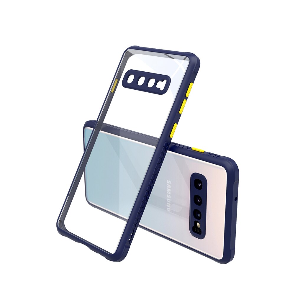 Carcasa pentru Samsung Galaxy S10, Cauciuc, Albastru