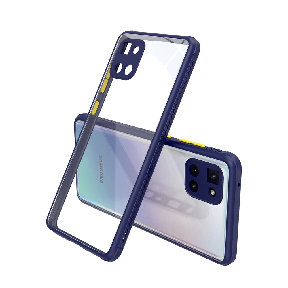 Carcasa pentru Samsung Galaxy Note 10 Lite, Cauciuc, Albastru