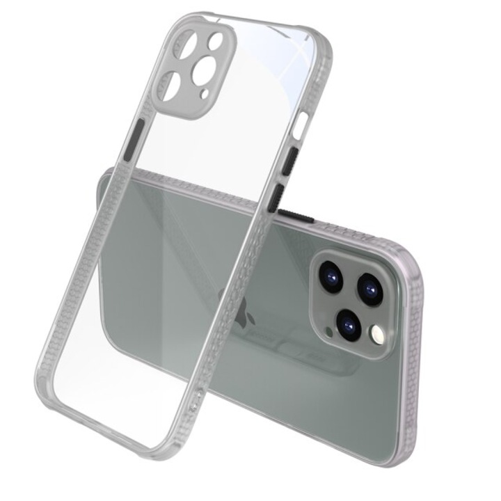 Удароустойчив Кейс за Apple iPhone 12 Pro Max, Camera Protection, Бял