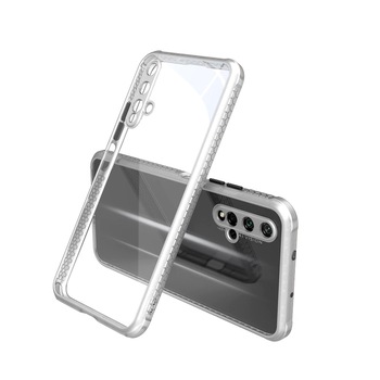 Husa din cauciuc pentru Huawei Nova 5T, Alb Husa din cauciuc pentru Huawei Nova 5T, Alb