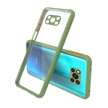 Carcasa pentru Xiaomi Redmi Poco X3, Cauciuc, Verde deschis Carcasa pentru Xiaomi Redmi Poco X3, Cauciuc, Verde deschis