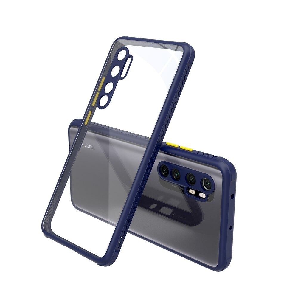 Carcasa pentru Xiaomi Mi Note 10 Lite, Cauciuc, Albastru