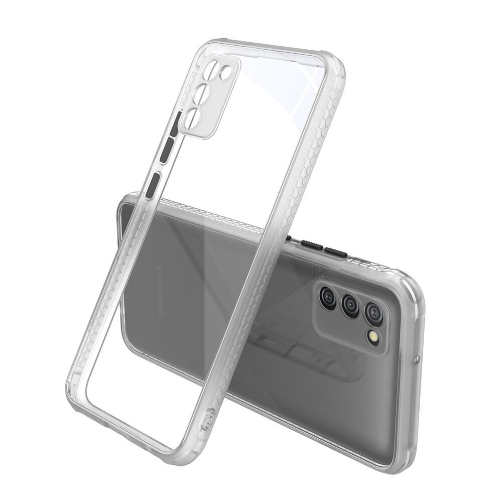 Husa din cauciuc rezistenta la socuri pentru Samsung Galaxy A02s, Alb