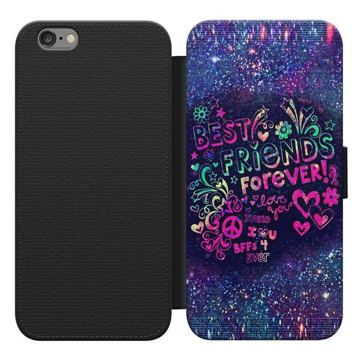Best friends forever BFF 3 iPhone 5s kinyitható flip tok flipes tok telefontok