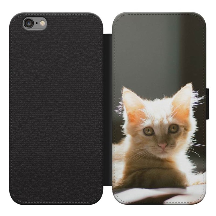 Husa cu rabat pentru iPhone SE (2016) Little Tabby 11 Husa pentru telefon