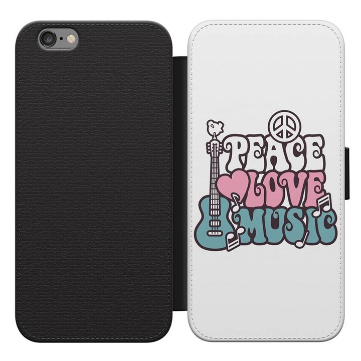 Калъф за телефон, Love Peace Music 30, Huawei P40 Pro, С капак