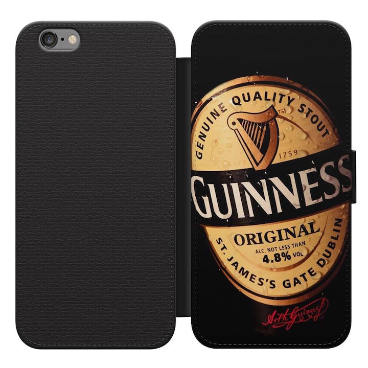 Guinness sör 16 iPhone 6s kinyitható flip tok flipes tok telefontok
