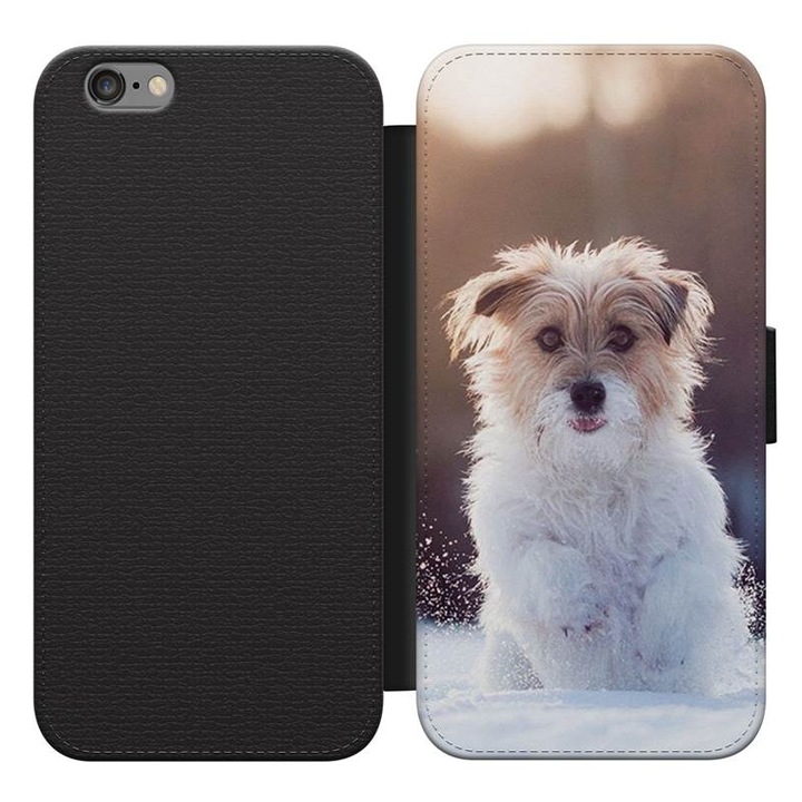 Havas kutya 11 iPhone 5s kinyitható flip tok flipes tok telefontok