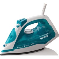 Fier de calcat cu abur Gorenje SIH1800TQC, 1800W, Putere de abur 25g/min, Rezervor de apa 250ml, Albastru
