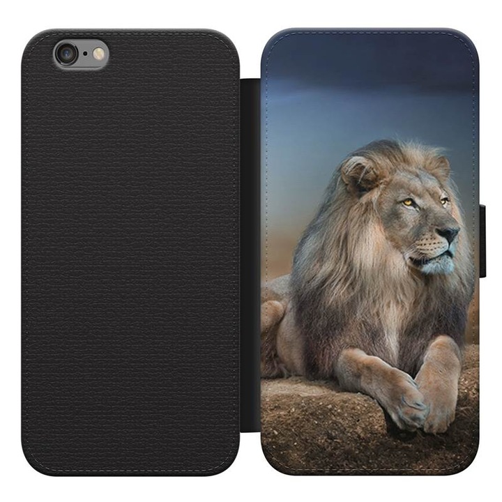 Lion 1411 iPhone SE (2016) husa rabatabila husa pentru telefon