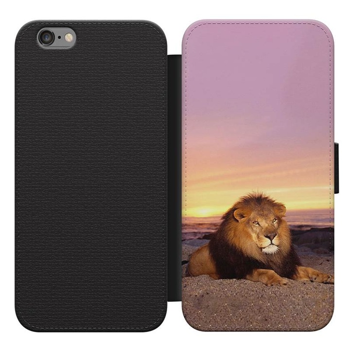 Oroszlán 1 iPhone 5s kinyitható flip tok flipes tok telefontok