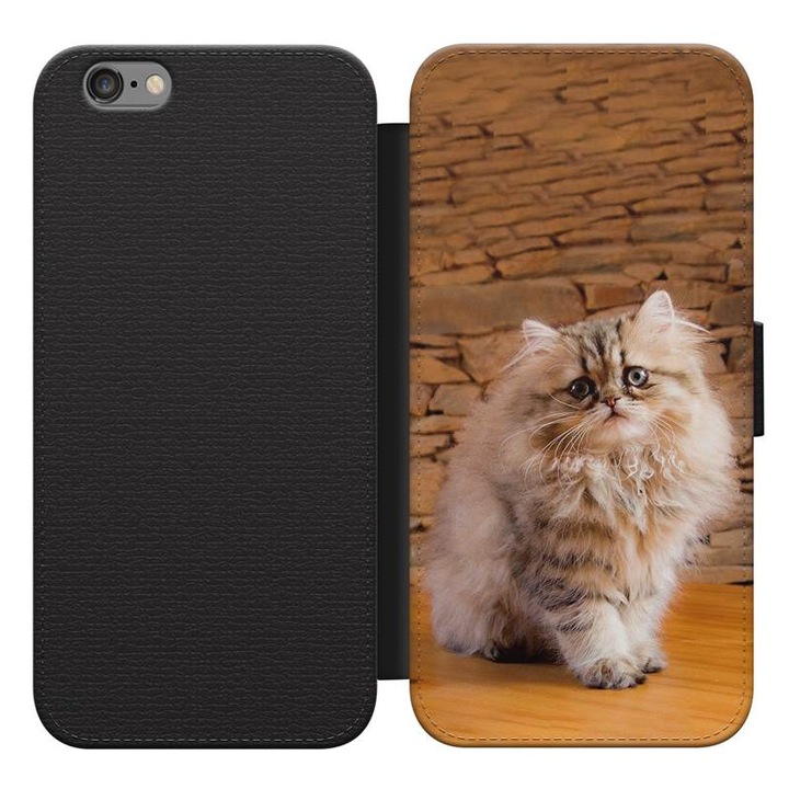 Perzsa macska 13 iPhone 5s kinyitható flip tok flipes tok telefontok
