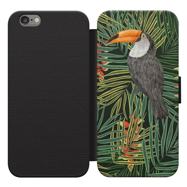 Tukán madár 19 iPhone 5s kinyitható flip tok flipes tok telefontok