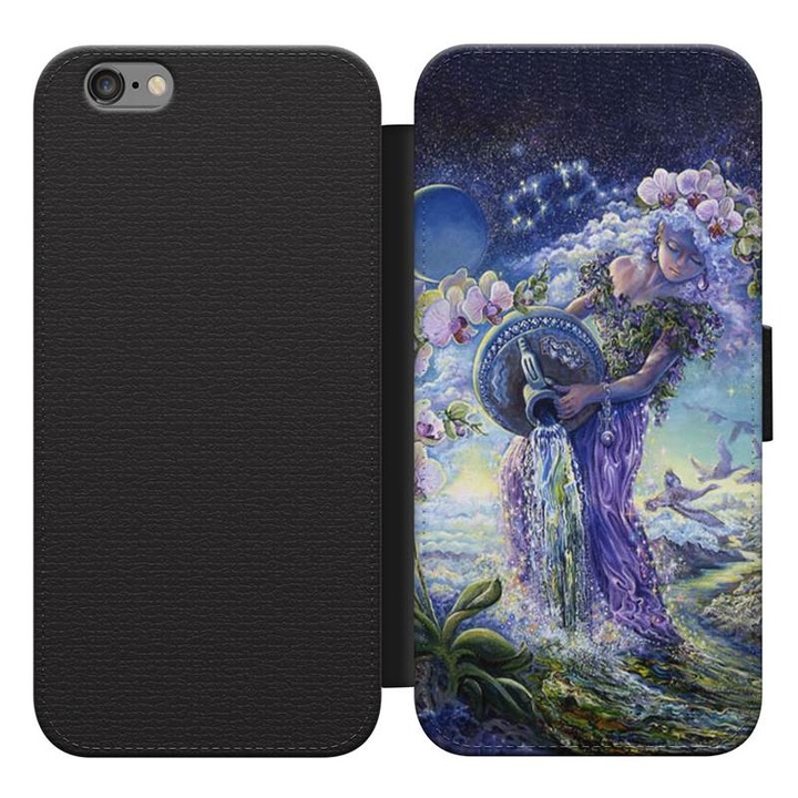 Vízöntő horoszkóp iPhone 5s kinyitható flip tok flipes tok telefontok