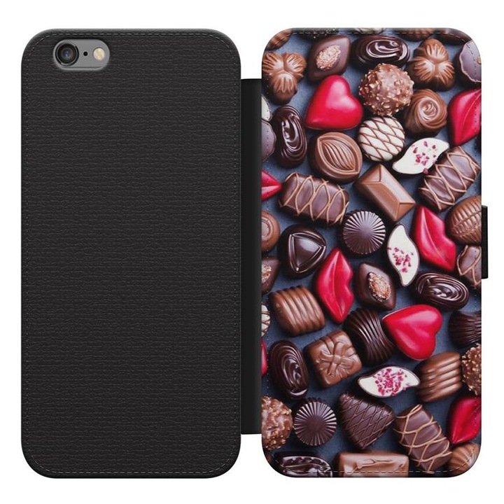 Ciocolata in forma de inima 6 Huawei P40 Lite Husa cu clapeta cu deschidere Husa cu clapeta pentru telefon