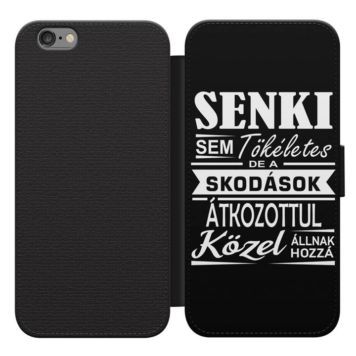 Nimeni nu este perfect Skodas 1 Husa cu clapeta pentru iPhone XS Max