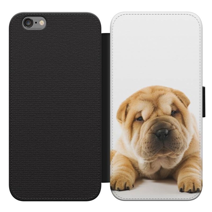 Shar pei 1 iPhone 8 Plus husa flip case husa telefon