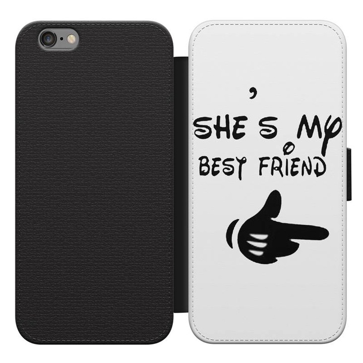 Ea este cea mai buna prietena a mea 2 iPhone SE (2016) husa rabatabila husa pentru telefon