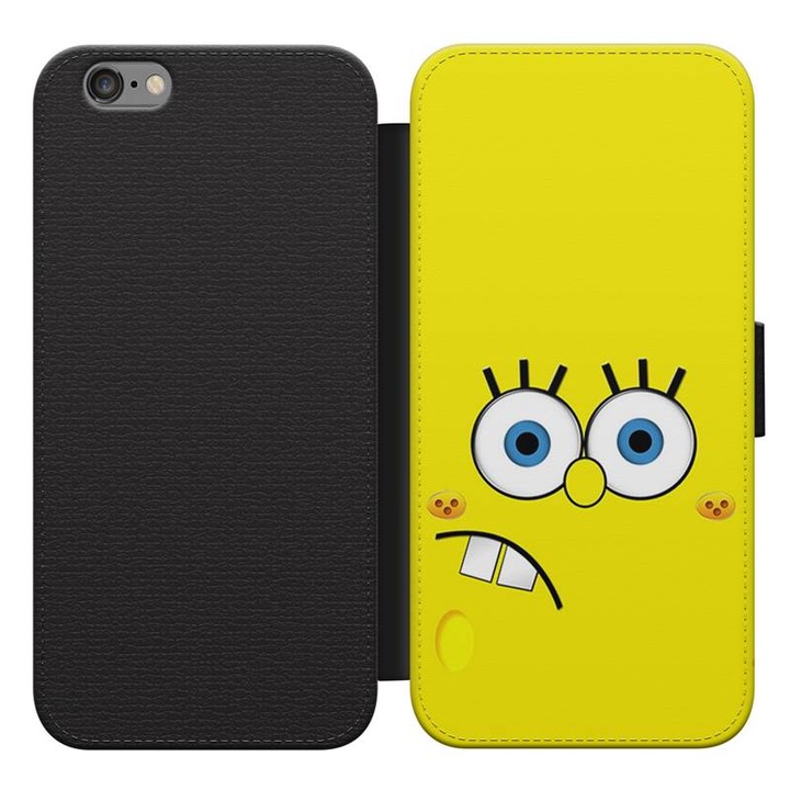 Spongyabob 6 iPhone 5s kinyitható flip tok flipes tok telefontok