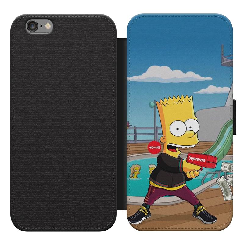 Supreme Bart Simpson 37 Husa flip Samsung Galaxy S10 Husa flip