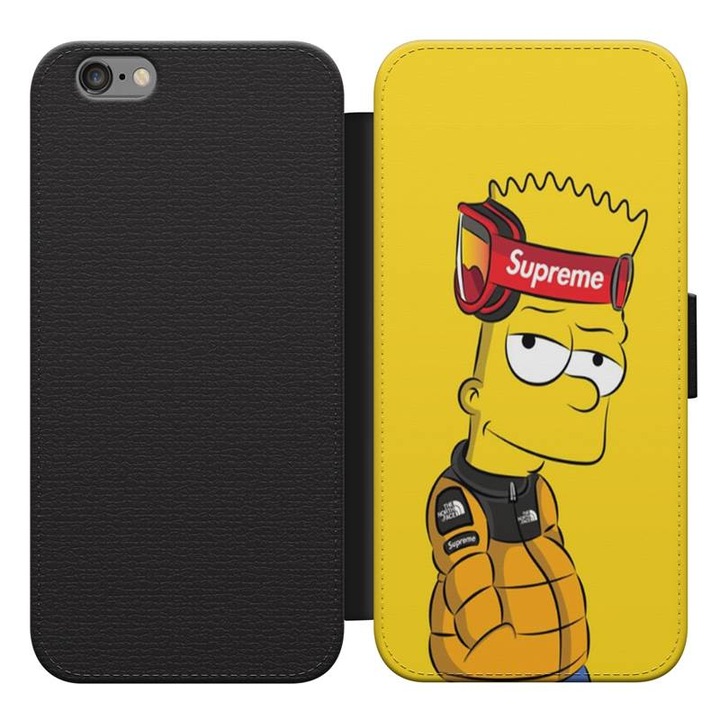 Husa cu clapa Supreme Bart Simpson 10 pentru Huawei P10 Lite Husa pentru telefon