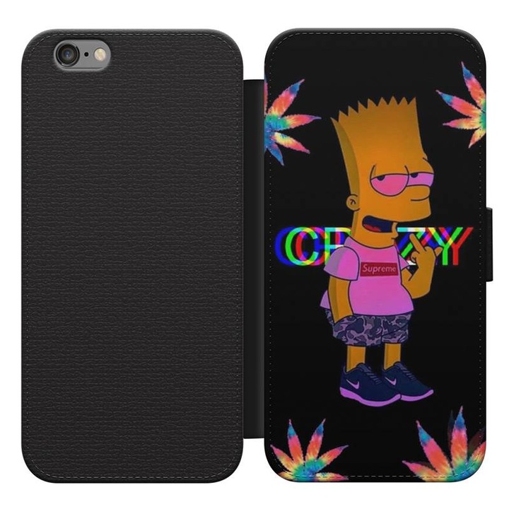 Supreme Bart Simpson 30 iPhone 5s kinyitható flip tok flipes tok telefontok