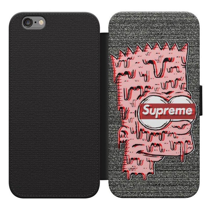 Supreme Bart Simpson 18 Huawei Y6 2018 husa flip husa flip telefon