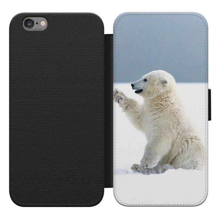 Jegesmedve 38 iPhone 5s kinyitható flip tok flipes tok telefontok