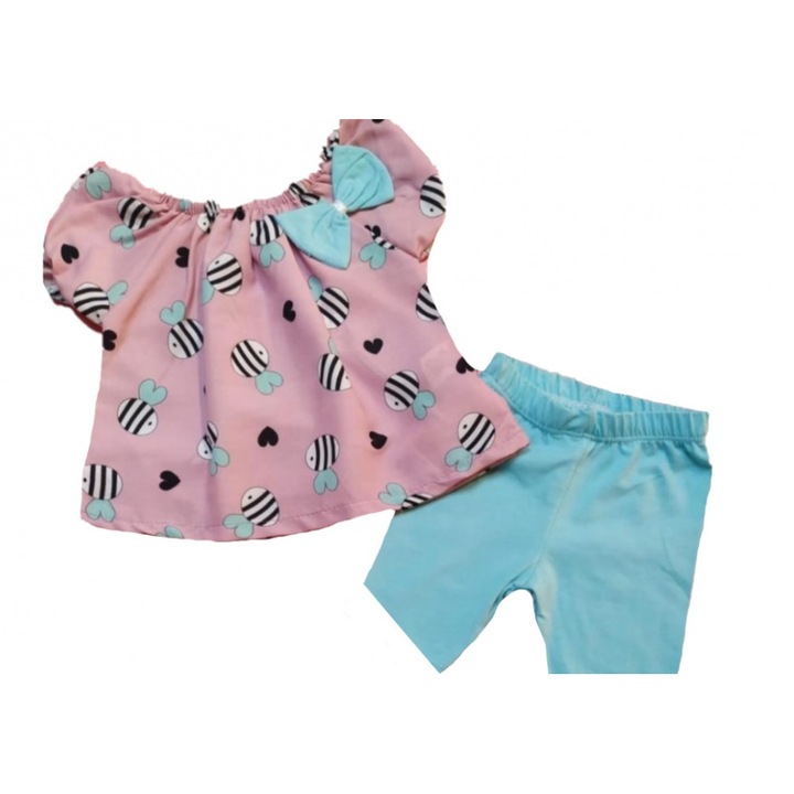 Compleu copii,Tip ie, Roz albastru,Bubu-Still