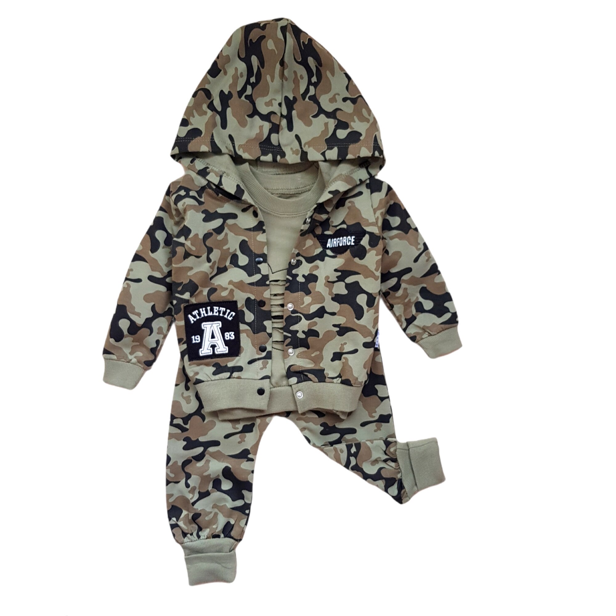 Compleu 3 piese, Acar, Army, Bumbac, Camuflaj