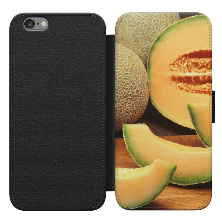 Sárgadinnye iPhone 5s kinyitható flip tok flipes tok telefontok