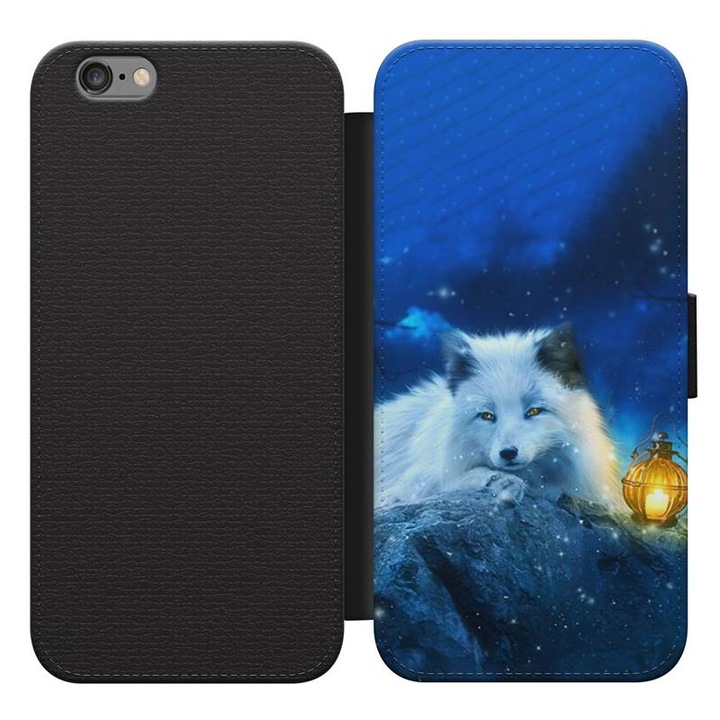 Sarki róka 32 iPhone 5s kinyitható flip tok flipes tok telefontok