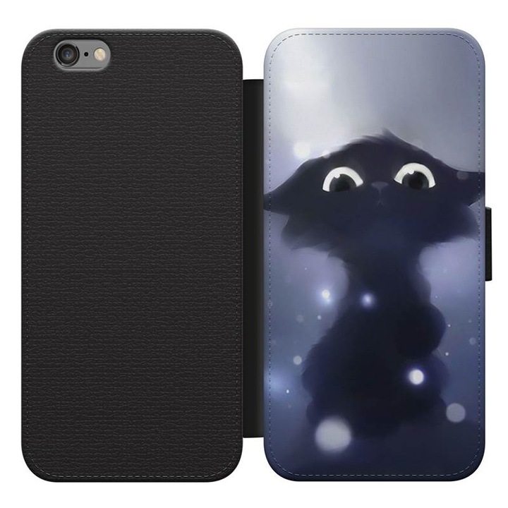 Black Cat 26 Huawei Y7 Prime 2018 husa flip husa flip case husa telefon