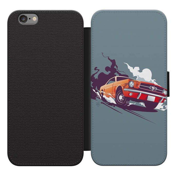 Ford Mustang 48 iPhone 5s kinyitható flip tok flipes tok telefontok