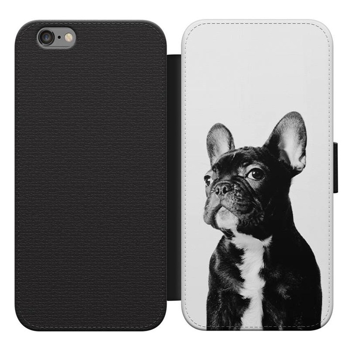 French Bulldog 1 Husa cu rabat pentru Samsung Galaxy J6 Husa cu rabat Husa pentru telefon