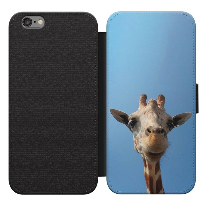 Zsiráf 12 iPhone 5s kinyitható flip tok flipes tok telefontok