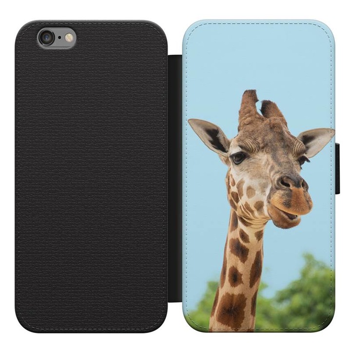 Zsiráf 26 iPhone 5s kinyitható flip tok flipes tok telefontok