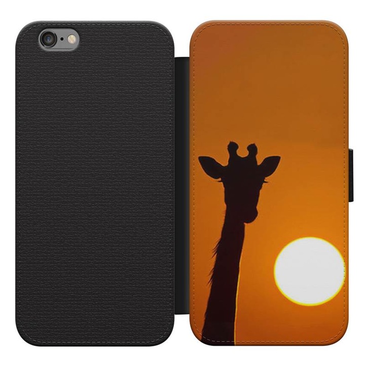 Zsiráf 19 iPhone 5s kinyitható flip tok flipes tok telefontok