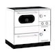 Soba de gatit cu plita si cuptor, tip centrala, Alfa Plam, AlfaTerm20, 23 kW, alb, stanga