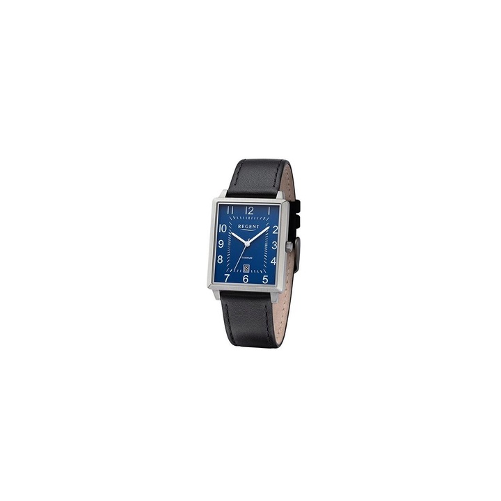 Ceas barbatesc Regent F-1274, Quartz, 30mm, 3ATM, Gri