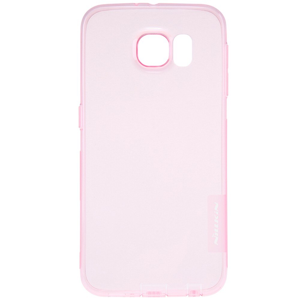 Husa silicon Nillkin pentru Samsung Galaxy S6 Edge, Roz
